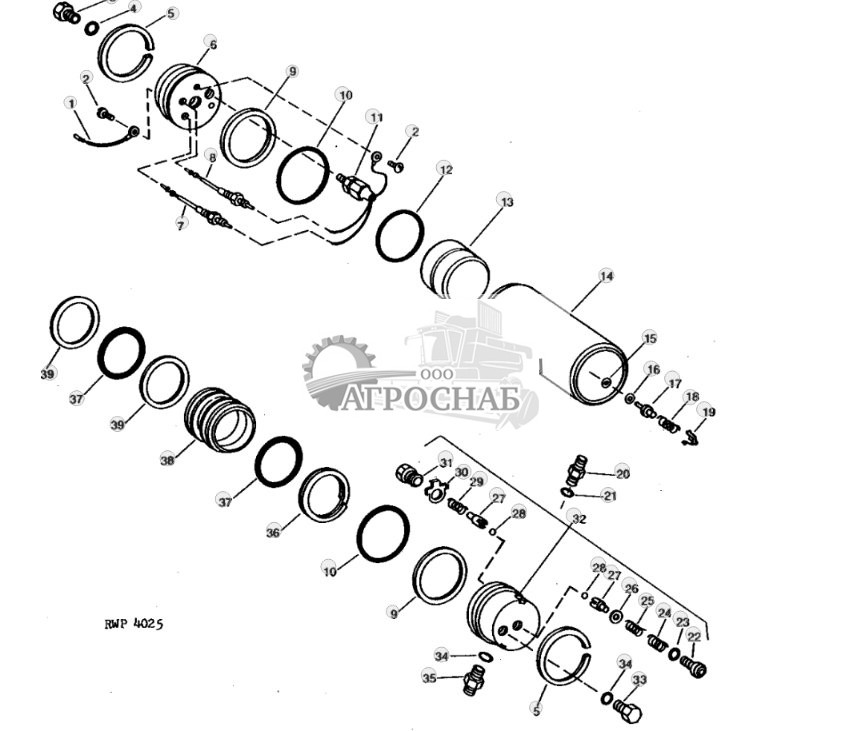 Auxiliary Brake Accumulator With Sender 